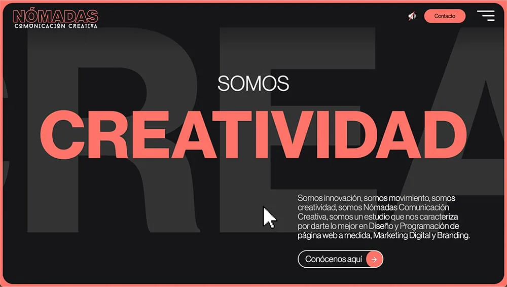 Captura 02 del proyecto Nómadas diseñada por Matthias Vera