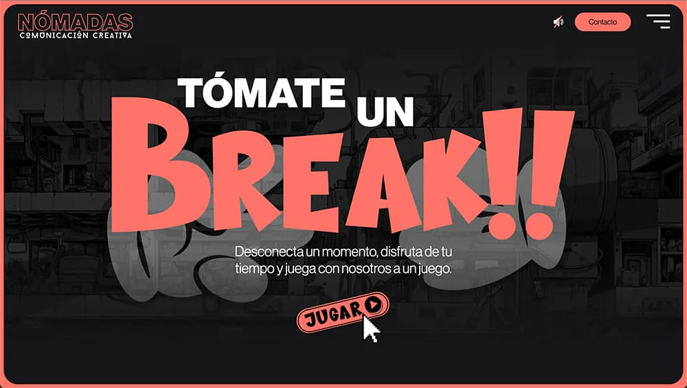 Captura 03 del proyecto Nómadas diseñada por Matthias Vera