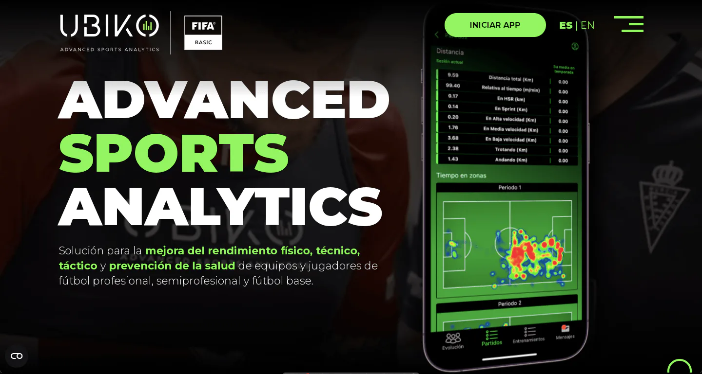 Captura 03 del proyecto Ubiko Sports diseñada por Matthias Vera